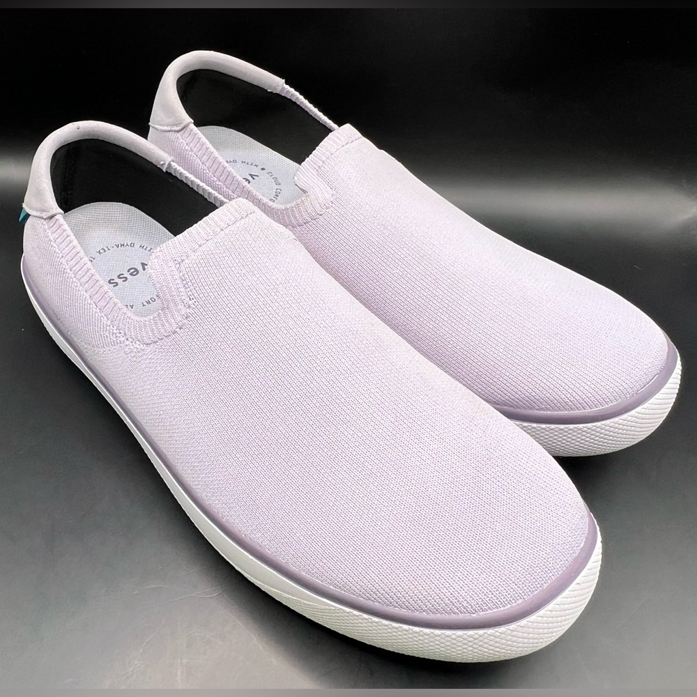 Vessi Light Purple Slip-On Shoes,‎ Mens Boardwalk, Size:9